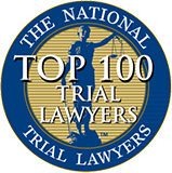 The National Top 100 Trial Lawyers badge